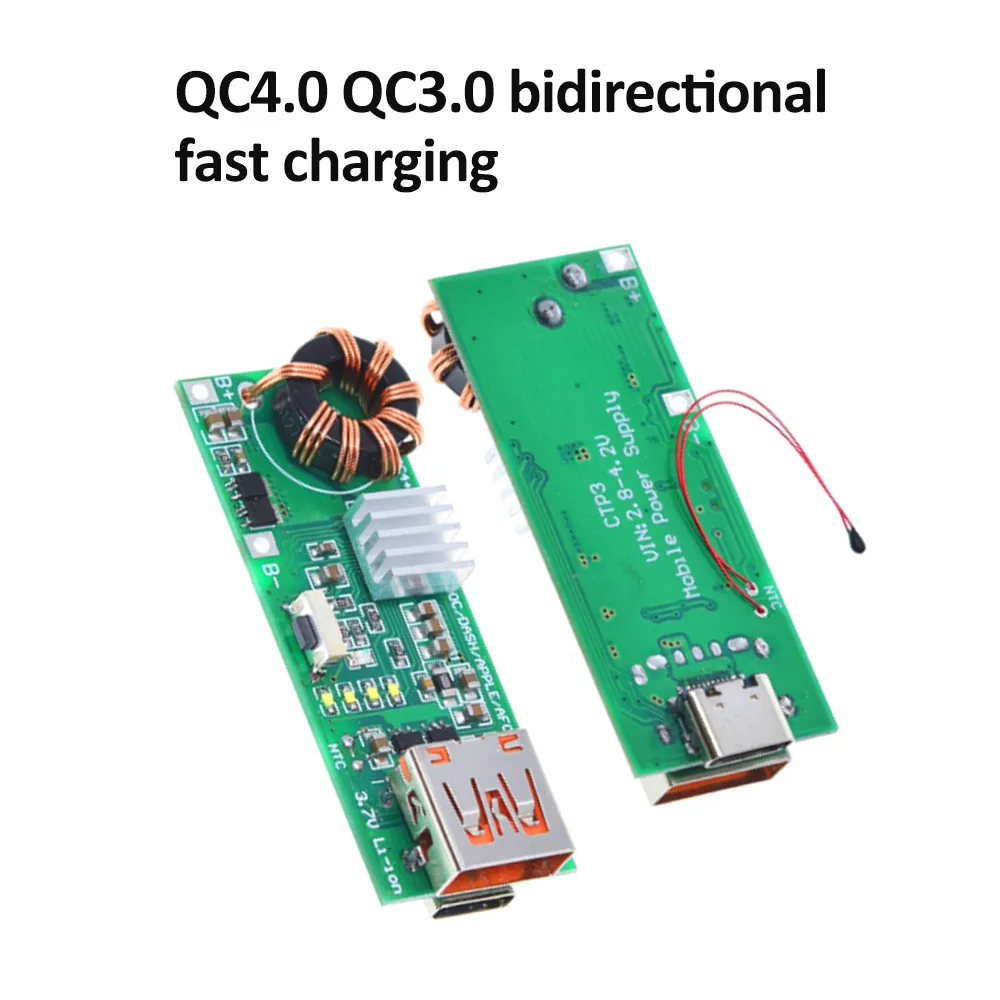 QC4 0 QC3 0 Bidirectional Fast Charging Power Module Mobile Phone Power 