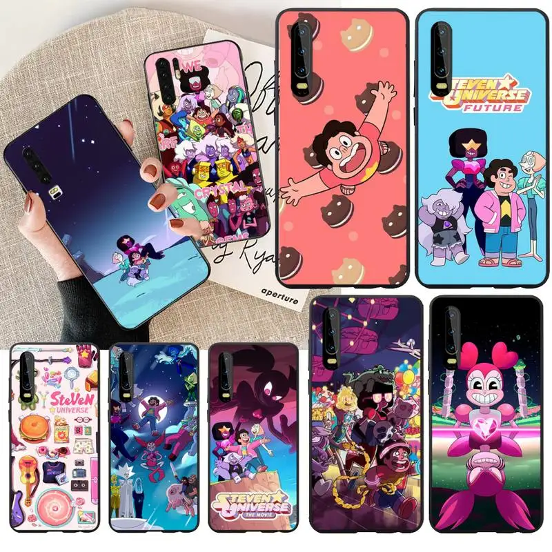 HPCHCJHM Steven Universe Pearl черный ТПУ мягкий резиновый чехол для телефона Huawei P30 P20 lite Mate 20 Pro