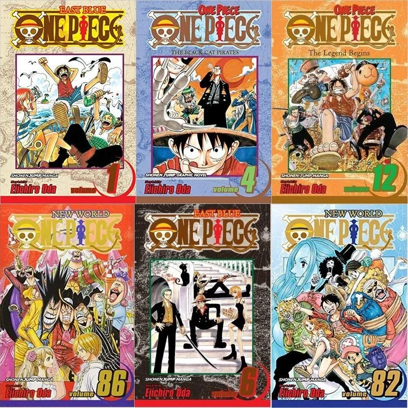 Random 1 Book One Piece English Manga Book Japan Youth Teens Adult Comic Cartoon Comic Animation Story Reading Libros Books Literature Fiction Aliexpress