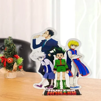 

1pc Creative Anime Hunter X Hunter Cartoon Printed Acrylic Figure Support Cosplay Prop Office Desk Decoration For Women Gift