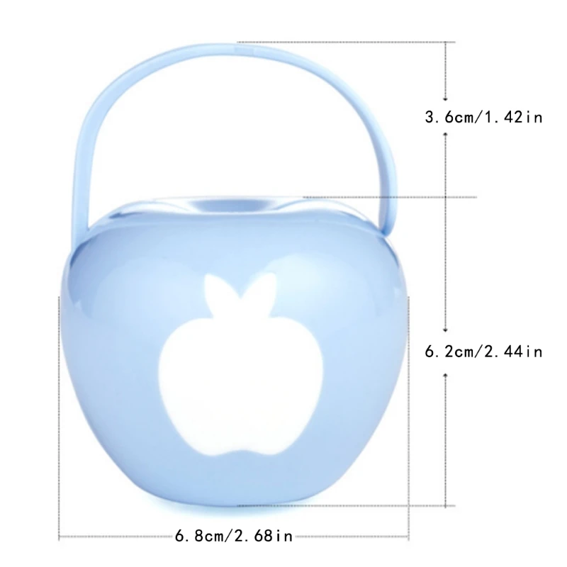 Портативный для малышей соска Дорожный Чехол в форме маленького яблока коробка для хранения