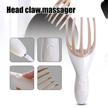 

Electric Head Massager Five-Pronged Head Claw Scalp Head Full Body Electric Scalp Massager Multi-Function All-shipping