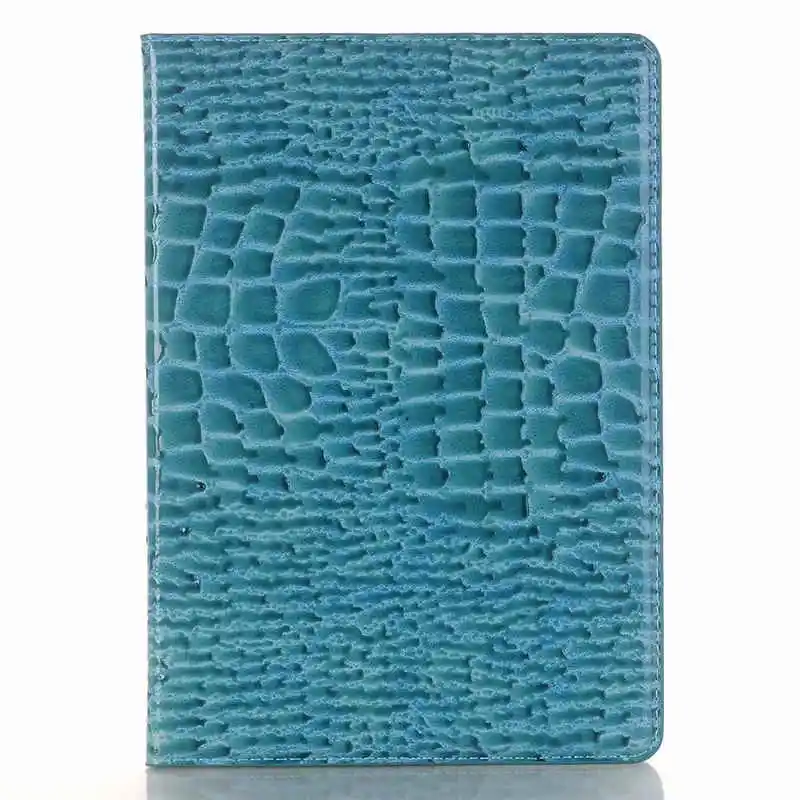 Coque крокодила для huawei MediaPad T5 10,1 ''AGS2-W09/L09/L03/W19 Роскошный чехол PU Слот для карт Funda для huawei T5 10 чехол - Цвет: Blue