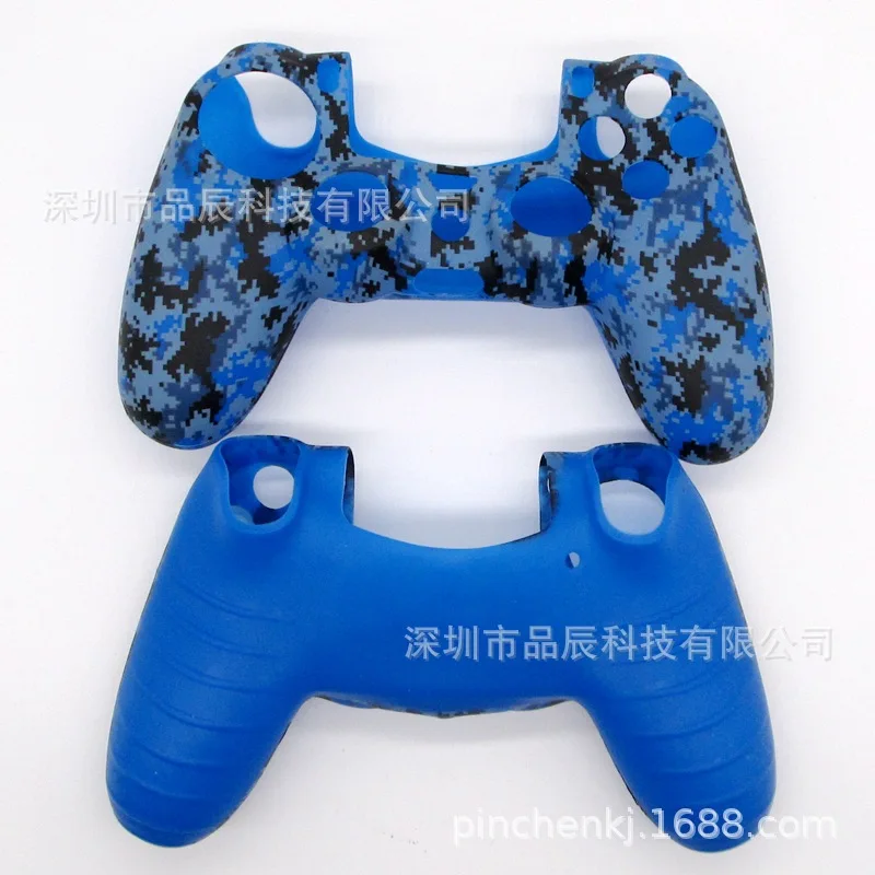 PS4 ручка силиконовый чехол PS4SLIM ручка защитный чехол PS4 Pro защитный чехол PS4 водяная маркировка цифровой камуфляжный чехол