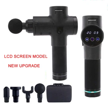 

24V Touch LCD Screen Massage Gun Deep Tissue Massager Portable Massage Device Body Relaxation Slimming Shaping Pain Relief Tool