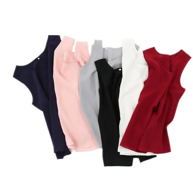 

Women's 100% Pure Silk Tank Top Blouse Shirt sleeveless Vest L XL 2XL JN006