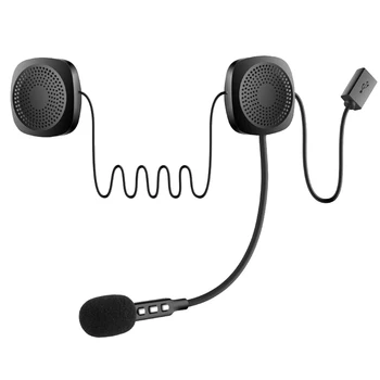 

Waterproof Moto Bluetooth Wireless Anti-Interference Helmet Headset Hands Free Bluetooth V5.0 Intercom for Motorcycle