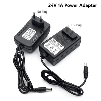 

US EU Plug DC 24V Practical Supply Adapter 1A Power Supply Adapter Transformer 100-240V AC to DC Hoverboard Charger