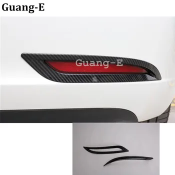 

Car style carbon fibre cover trim back tail rear fog light lamp frame stick 2pcs For Tesla model 3 Model3 2018 2019 2020