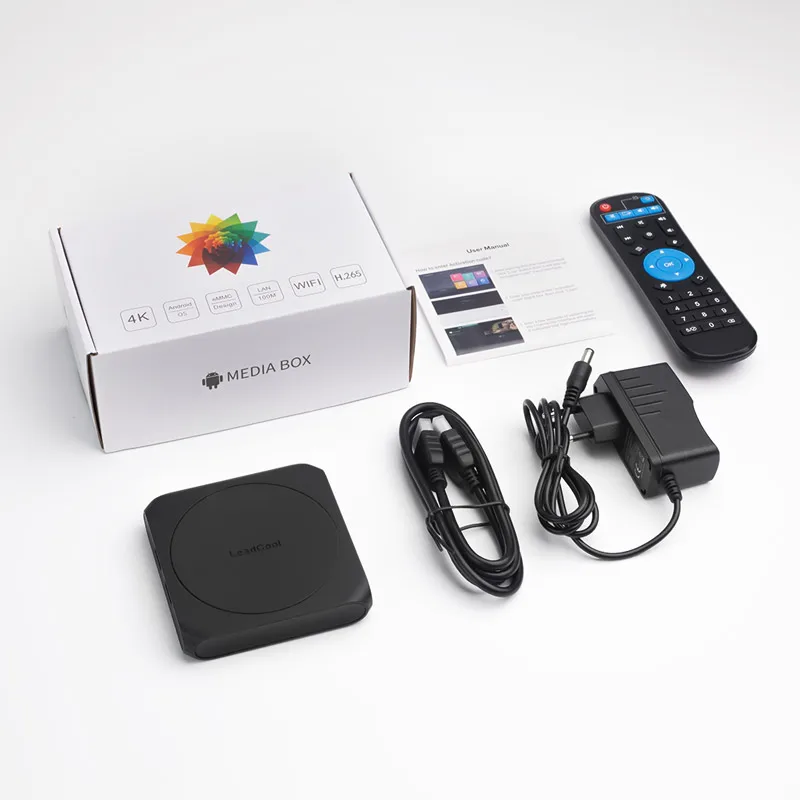 Андроид ТВ-приемник Leadcool W чип Amlogic S905W 4K H.265 2,4G wifi 100M USB 2,0 Leadcool Android смарт-приставка