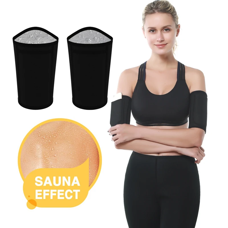 

1 Pair Breathable Quick Dry Sweat Sauna Running Basketball Arm Sleeves Body Shapers Fitness Armguards Sports Cycling Arm Warmers