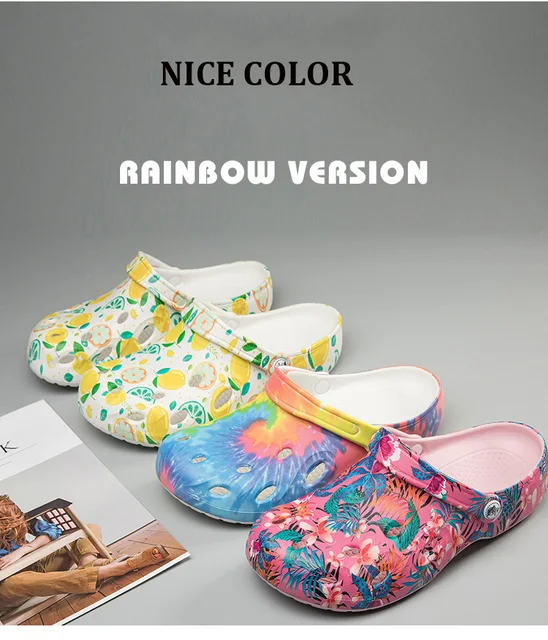 Sabots De Jardin Pour Homme Et Femme - Mules à Enfiler - Pantoufles D' Extérieur - Style Décontracté - Antidérapantes - Coussin D'air, Blanc, 3 UK Men/ 4 UK Women Narrow