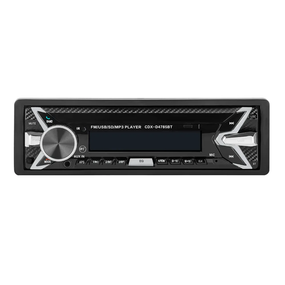 Автомобильный радиоприемник 1din автомобильный радиоприемник с bluetooth Стерео FM аудио 12 В/24 В mp3 SD MMC WMA bluetooth TF USB AUX автомобильное радио oto teypleri плеер