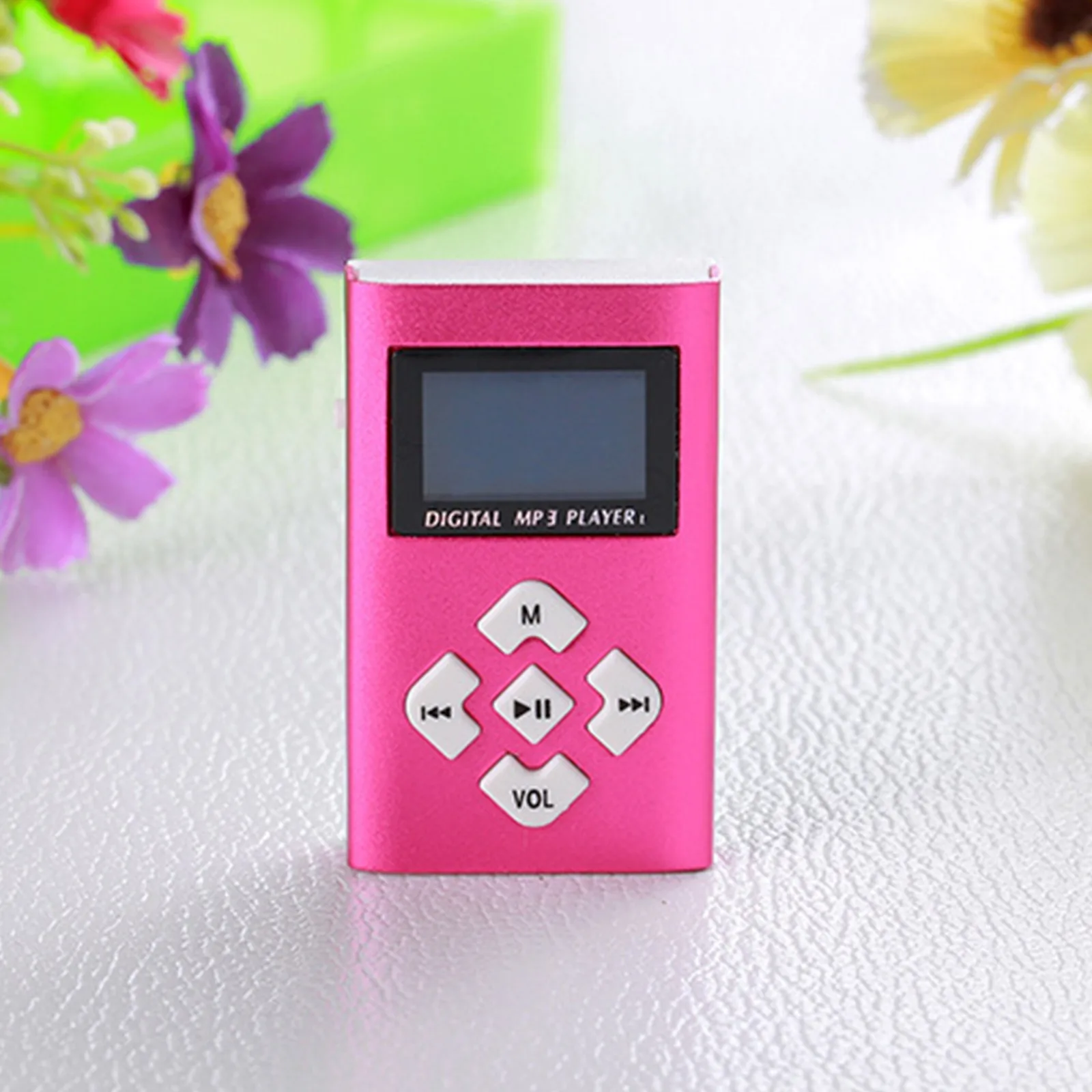 Portable Mp3 Music Player Retro Digital 1.2 Inch Monochrome Screen Mini Mp3 Players Supports Tf Card Sport Walkman For Child