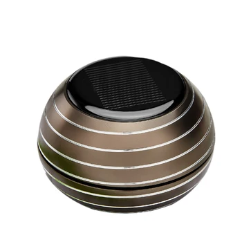 

New Car Air Freshener Rotating Mini Accessories Ornaments Alloy Aromatherapy Ring Solar Interior Long Lasting Suspension Round