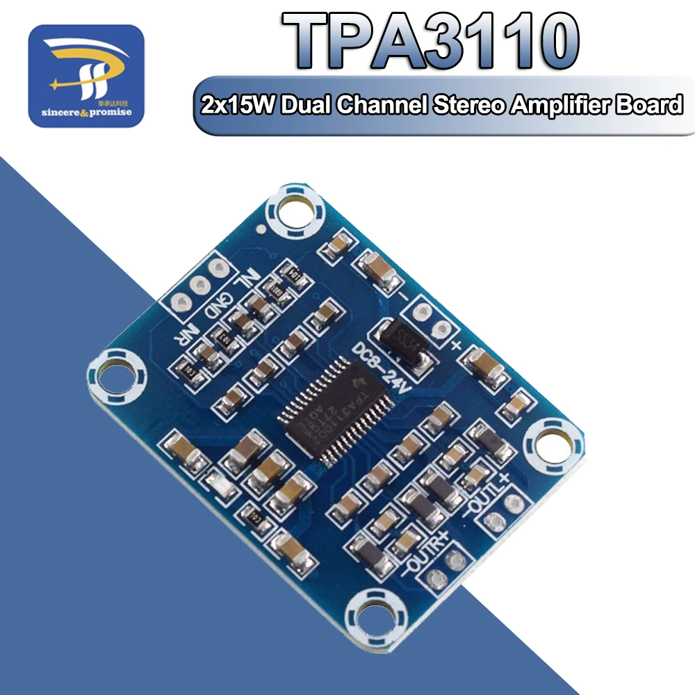 1PCS TPA3110 2X15W Digital Audio Stere Amplifier Module Board Mini Binaural S 