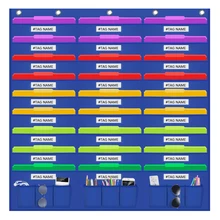 Godery органайзер для файлов, папок, классная карманная карта для хранения с 27 большими карманами для файлов и 9 карманами для инструментов, Каскадный Настенный Органайзер