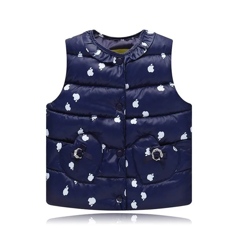 navy blue Осенне-зимний Повседневный жилет для мальчиков; куртка; Верхняя одежда для детей; пальто для мальчиков; жилет для малышей; жилет на пуху; детская теплая куртка без рукавов - Цвет: navy blue