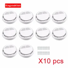 10 шт. Датчик Чувствительный фотоэлектрический домашний независимый детектор дыма пожарная сигнализация одиночный датчик для семейного охранника датчик дыма