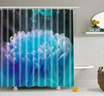 

Modern minimalist fashion 3D Blue Sea Shower Curtain Sea Bath Single Printing Waterproof Polyester Bathroom Decor Douchegordijn