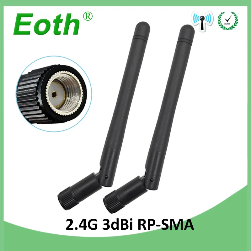 

5pcs 2.4GHz Antenna wifi 3dBi RP-SMA Female 2.4 ghz antena wi fi antenne Aerial antennas 2.4G antenas for Wireless wi-fi Router