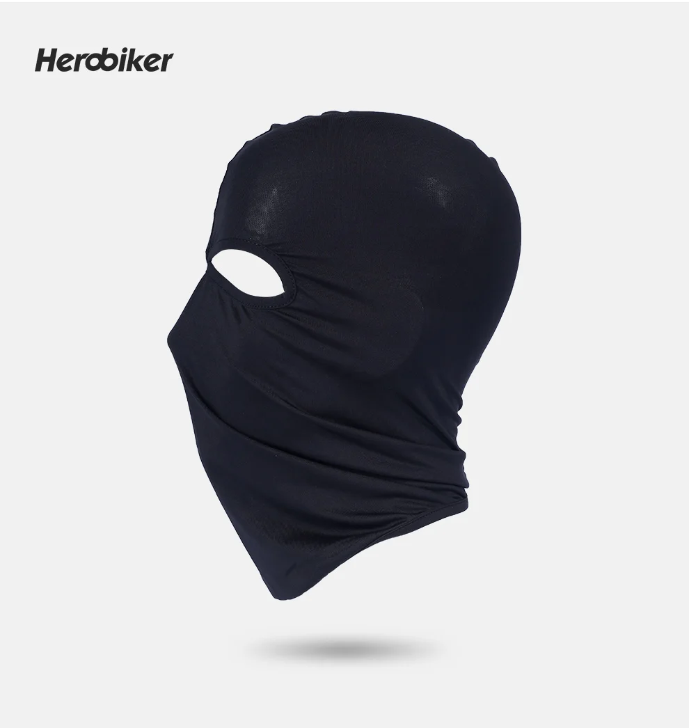 HEROBIKER мотоциклетная маска для лица унисекс летняя дышащая Балаклава мото маска мотоциклетная Лыжная Пейнтбольная тактическая маска для лица с капюшоном