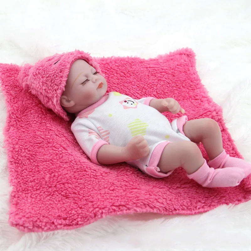 27 см Baby Reborn Dolls игрушки для девочек Спящая кукла красивая низкая цена подарок на