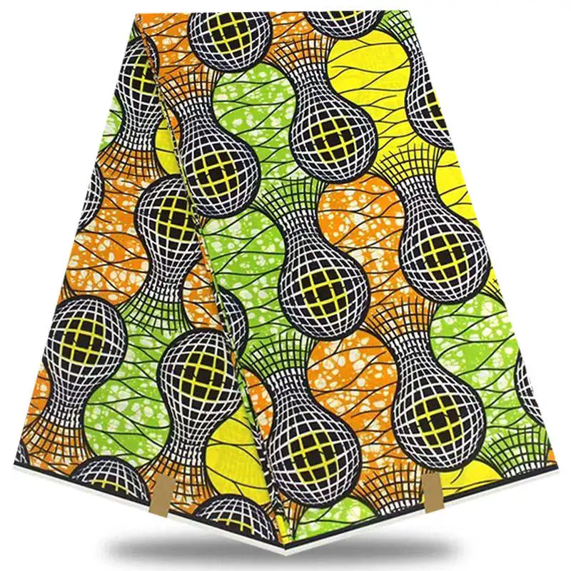 

Wholesale price! 2019 Hot Selling 100%cotton african wax cloth dutch wax african dutch wax 6yards/pcs XA-005