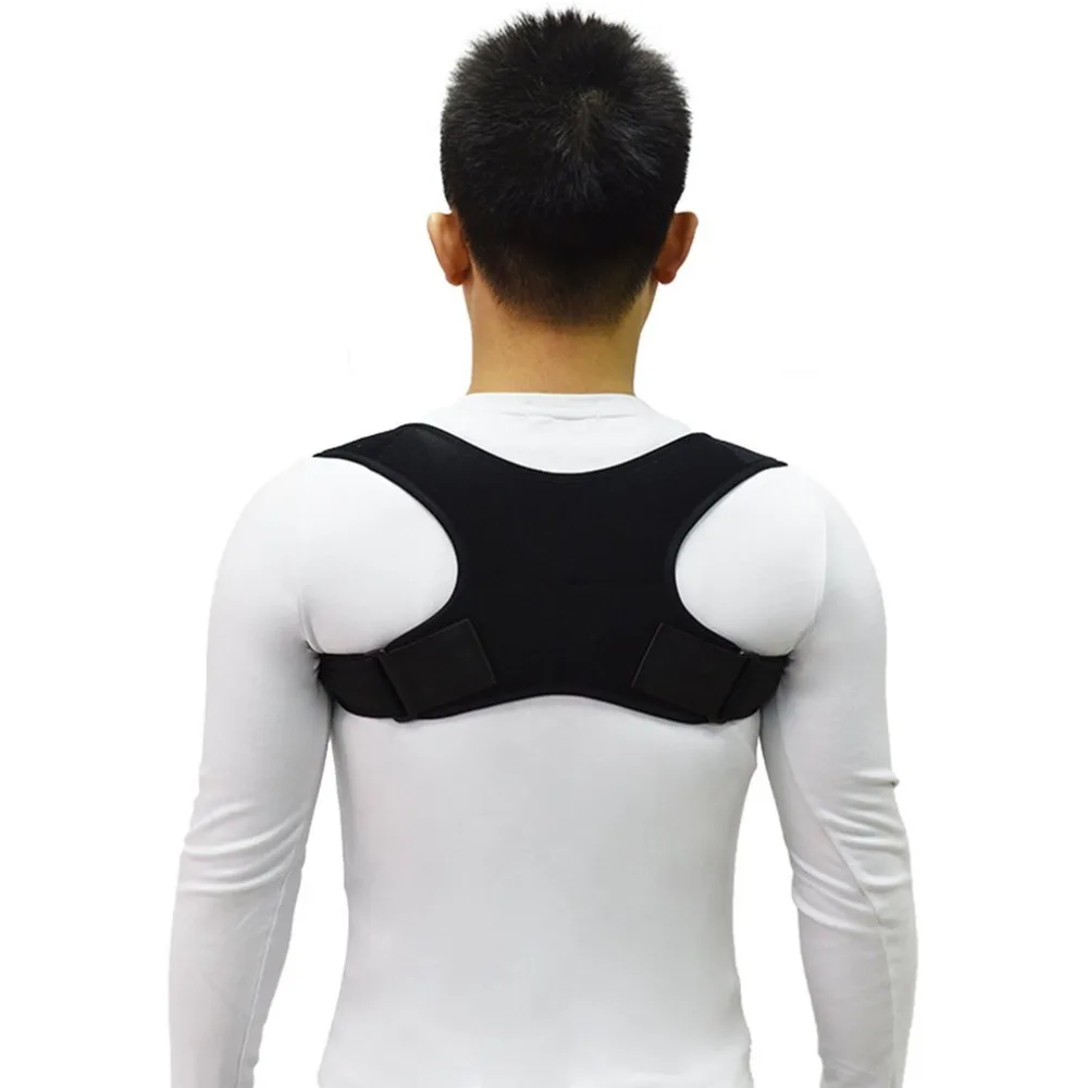 Корректор осанки поддержка спины Шейная мускулатура корсет на спине пояс боль плечи коррекция ортеза турмалин