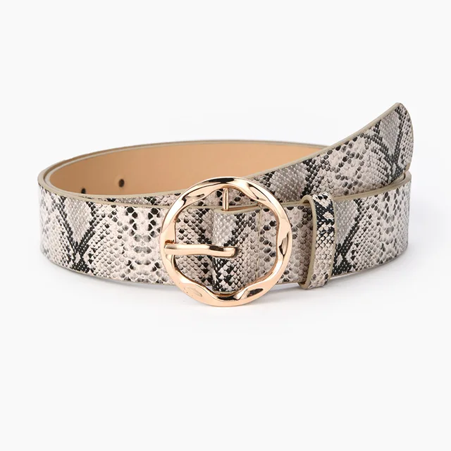 Pu Leather Belt Leopard Snakeskin Zebra 