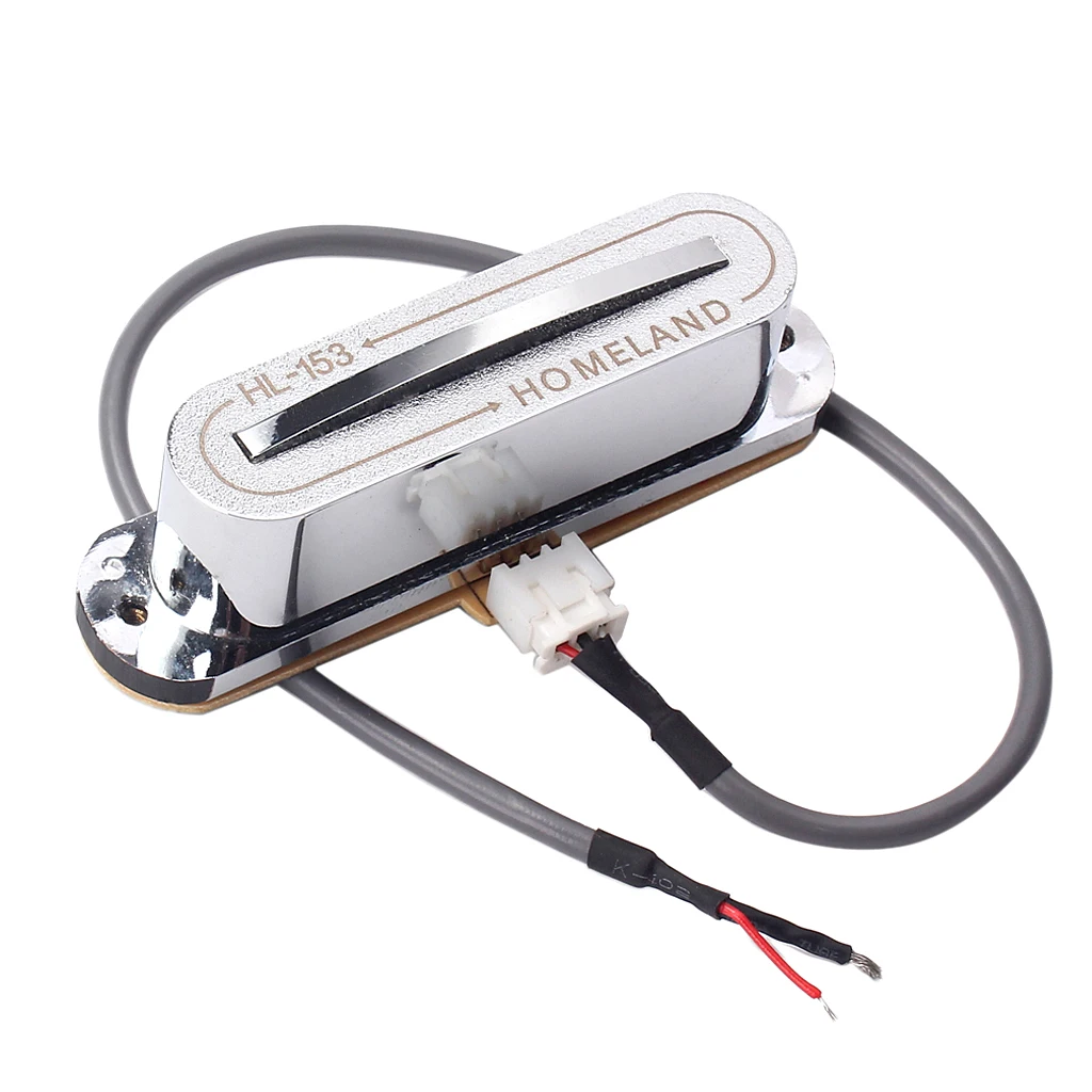 Silver Dual Rail Humbucker Pickup With Screws&Springs For Cigar Box Guitar Mandolin