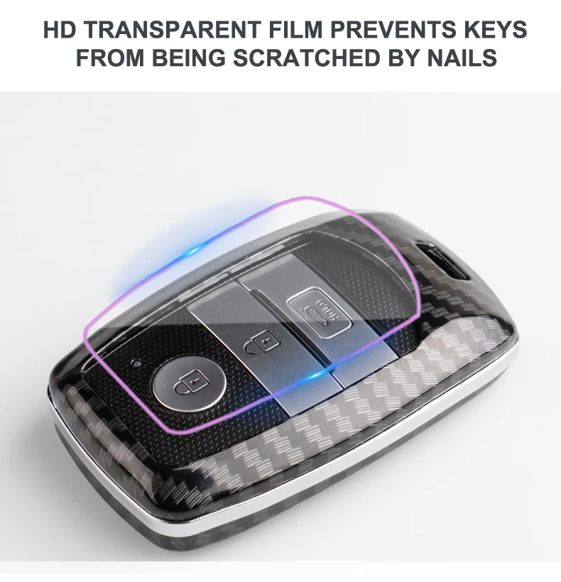 Carbon Fiber Car Smart Key Cover Case Fob For KIA Ceed K3 K4 K5 Sportage R QL KX5 Sorento KX3 KS3 RIO Protect Shell Accessories - Hdd56eb5201d247bebd286a520ee8a59br