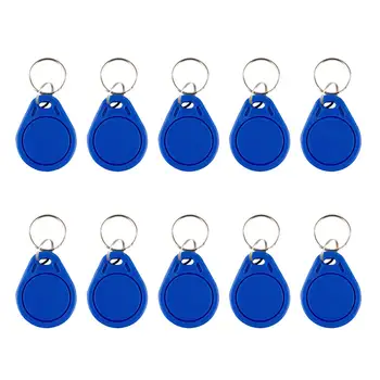 

10/20/50pcs/set RFID IC Keyfobs Waterproof NFC Key Tags 13.56mhz Keychains For Smart Access Control System