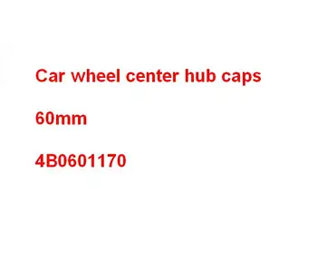 

20pcs Alloy Car wheel center hub caps Emblem Badge 60mm Wheel cover for 4B0601170,4B0 601 170 black or grey