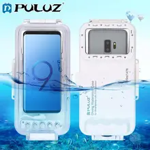 PULUZ 45 м водонепроницаемый корпус для дайвинга Фото Видео Подводное покрытие чехол для Galaxy, huawei, Xiaomi, Android OTG смартфонов