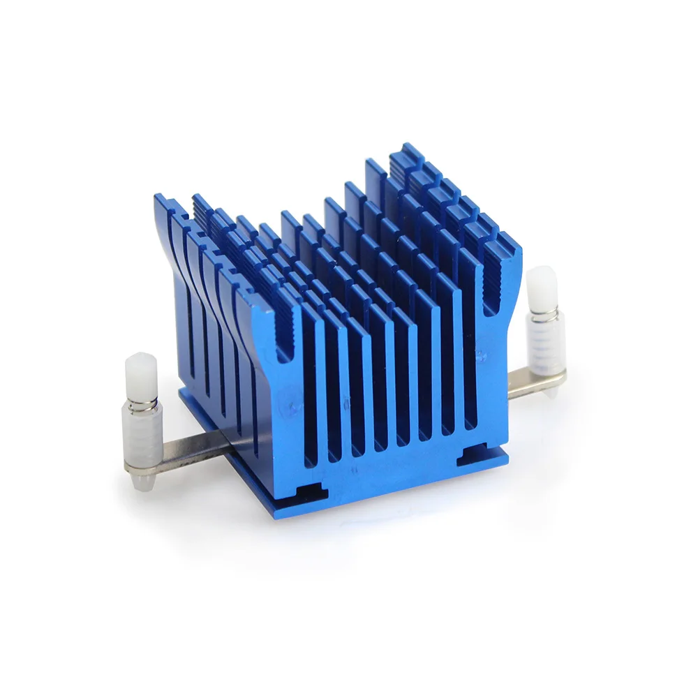 DIY Aluminium Northbridge Heatsink Cooler Blue Radiator w/4cm 40mm 4010 4020 Fan 1 Piece For PC Computer Case Heat sinks cooling aluminum heatsink radiator cooling fan