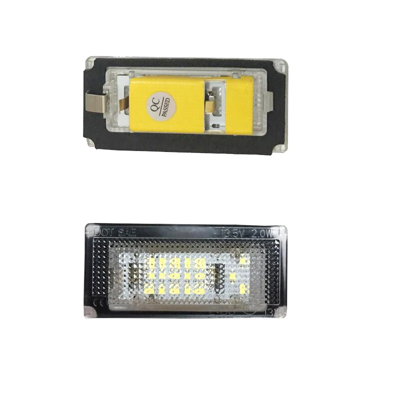 

BigBigRoad 2pcs Canbus No Error LED License Number Plate Light For BMW 3 Series 325i 328i 318 320 E46 2D M3 Facelift 2004-2006