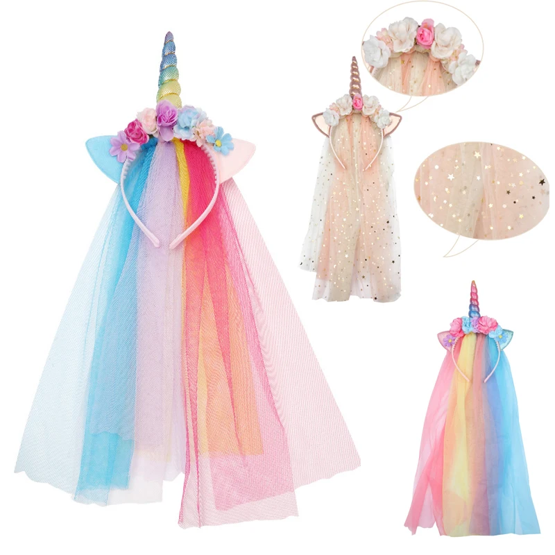 Детский обруч для волос с кошачьими ушками