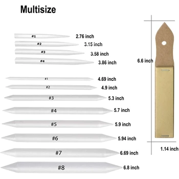 

Stump Set Art Blender with Sketch Sandpaper Sharpener Pencil Extension Tool Drawing Rubber elements Drawing Tool Set