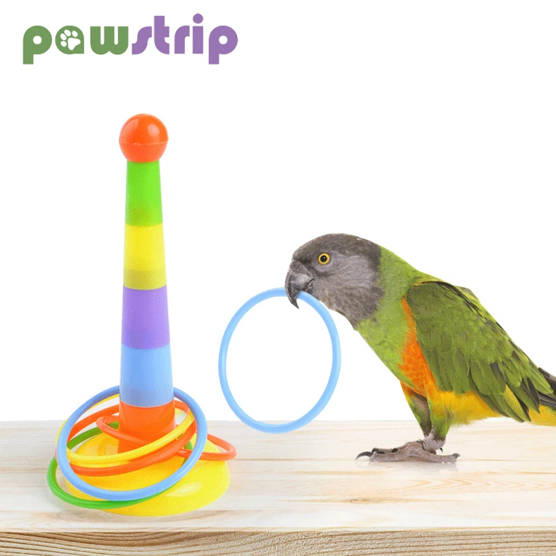 

Puzzle Parrot Toy Funny Mini Ferrule Toy for Parrot Interactive Training Birds Toy Parrot Cage Accessories Small Pet Supplies