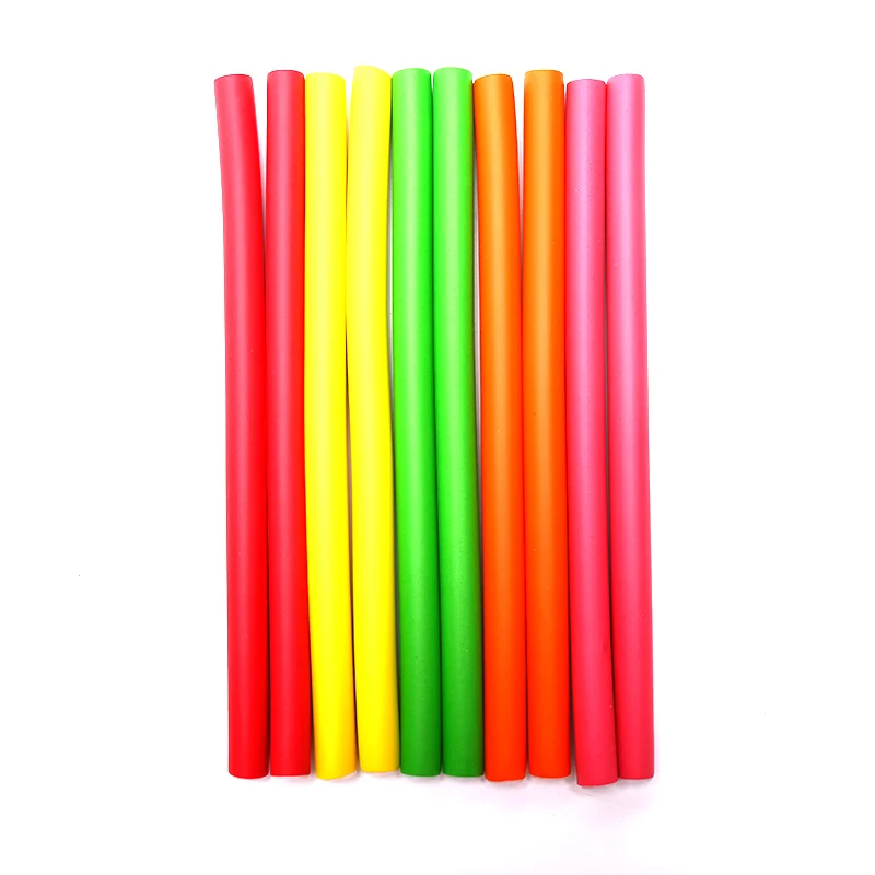 Flexible Hair Curling Rod Hair Curler Soft Foam Bendy Twist Curls DIY Rollers Styling Tools 10pcs