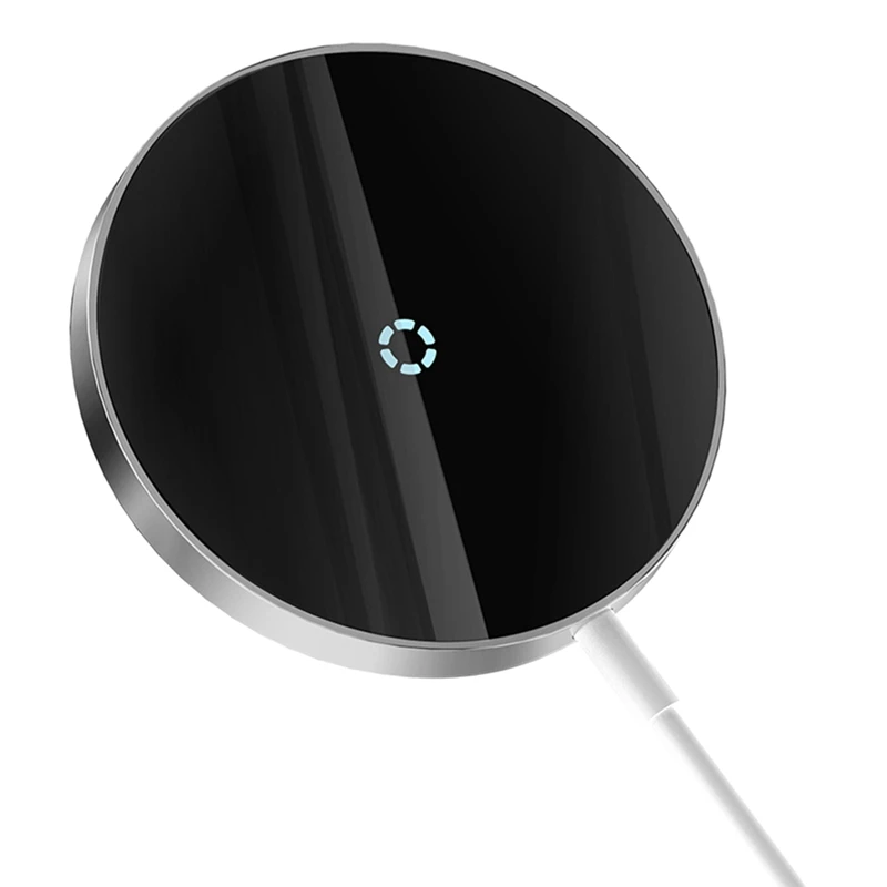 15W Wireless Charger Type-C Ultra-Thin Magnetic With Automatic Cooling For Iphone12 Series | Электроника