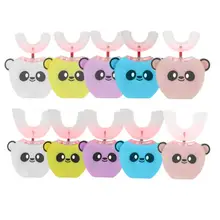 Детские Электрический Зубная щётка силиконовая автоматическая ультразвуковая чистка Зубная щётка Водонепроницаемый