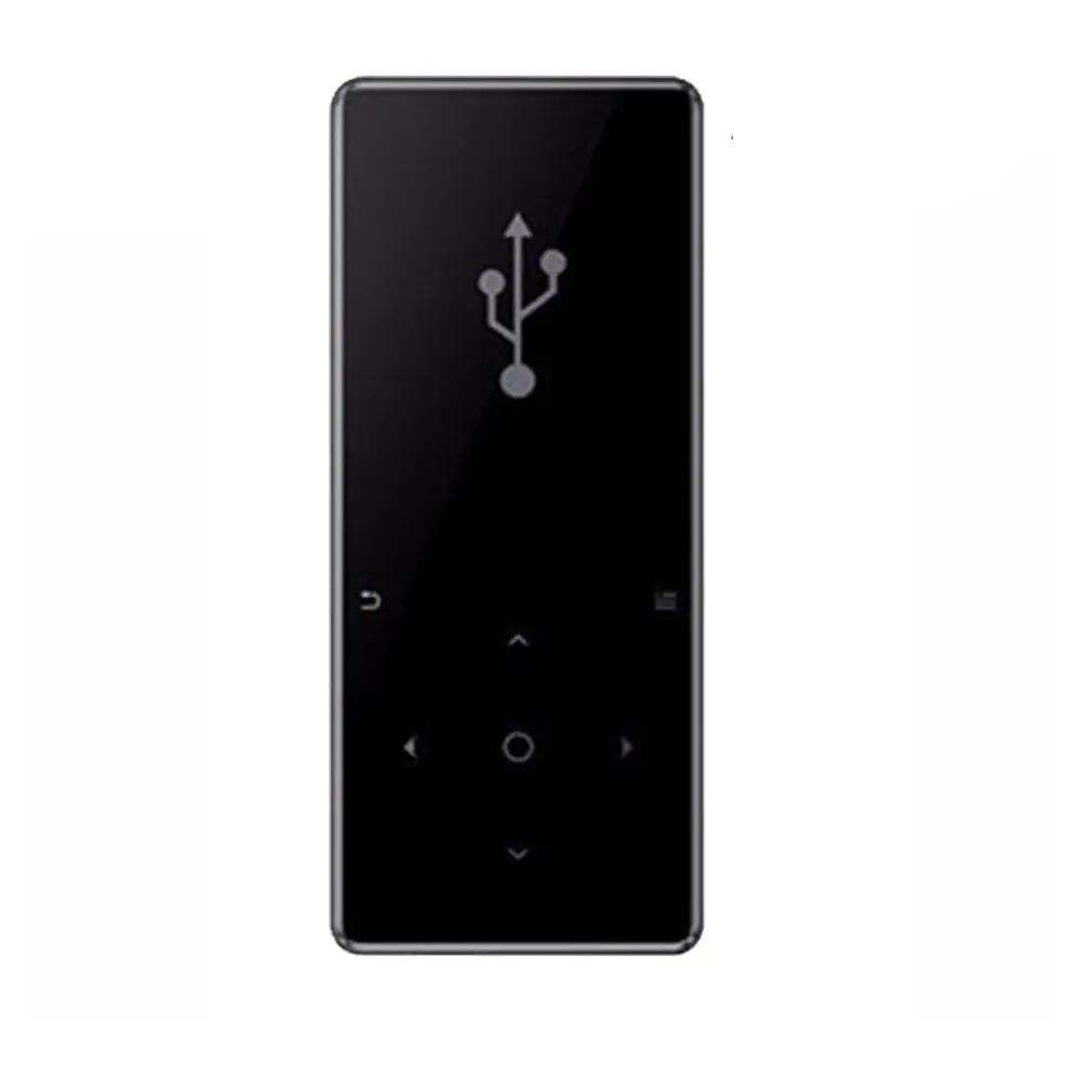 Экран bluetooth MP3 плеер 8G Мини Портативный Спорт Музыка Walkman MP3 FM радио для чтения OTG поддержка - Цвет: Черный