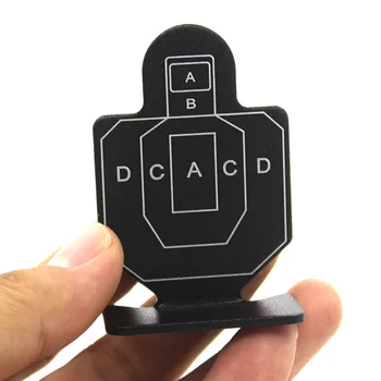 

6 Pcs Metal Airsoft Tactical Hunting Shooting Target Durable Archery Kit Target Pistol Practice Silhouette Shooting Accessory