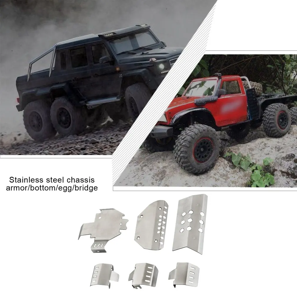 1 шт. металлическая защита для передней и задней оси шасси 1/10 Rc Crawler Car Traxxas Trx6 G63 Diy Op