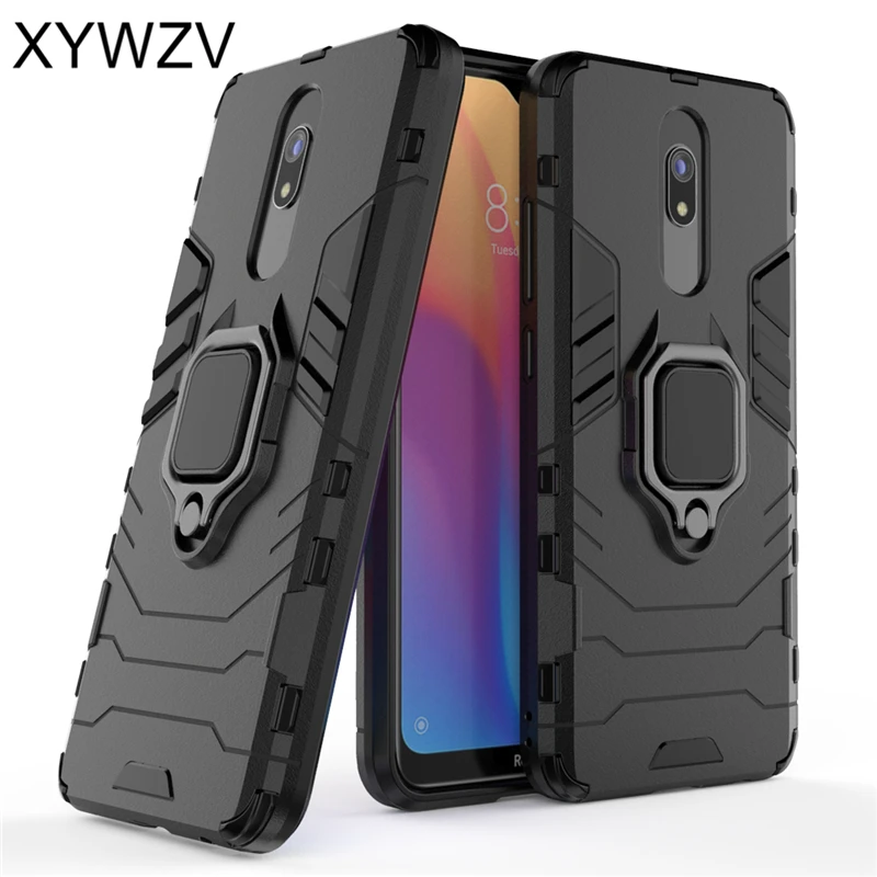 

For Xiaomi Redmi 8 Case Cover for Redmi 8 Finger Ring Case Back Shell Hard PC Protective Armor Phone Case For Xiaomi Redmi 8