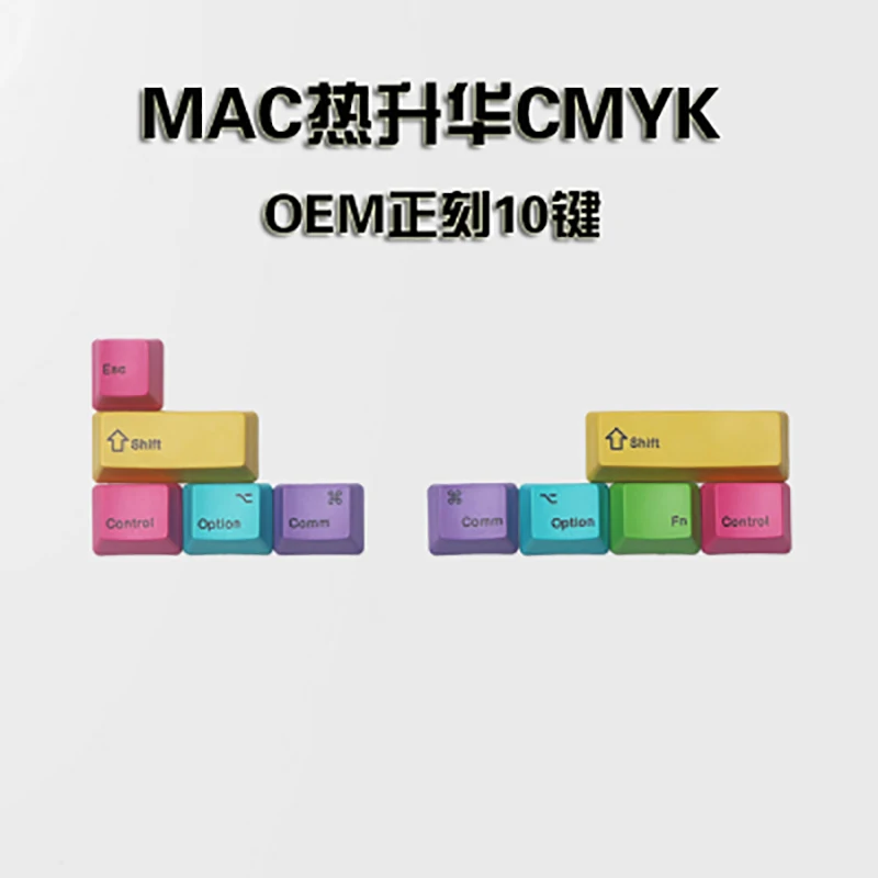 Mac клавиатура добавить на комплект механическая клавиатура Dyesub клавишная крышка верхняя печать дополнительный комплект PBT клавишная крышка команда вариант крышка OEM высота - Цвет: Top Print 1 Cherry H