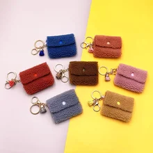 

Candy Color Kawaii Wallet Coin Purse Women Mini Change Purses Kids Coin Pocket Wallets Key Chain Holder Zipper Pouch Mini Bags