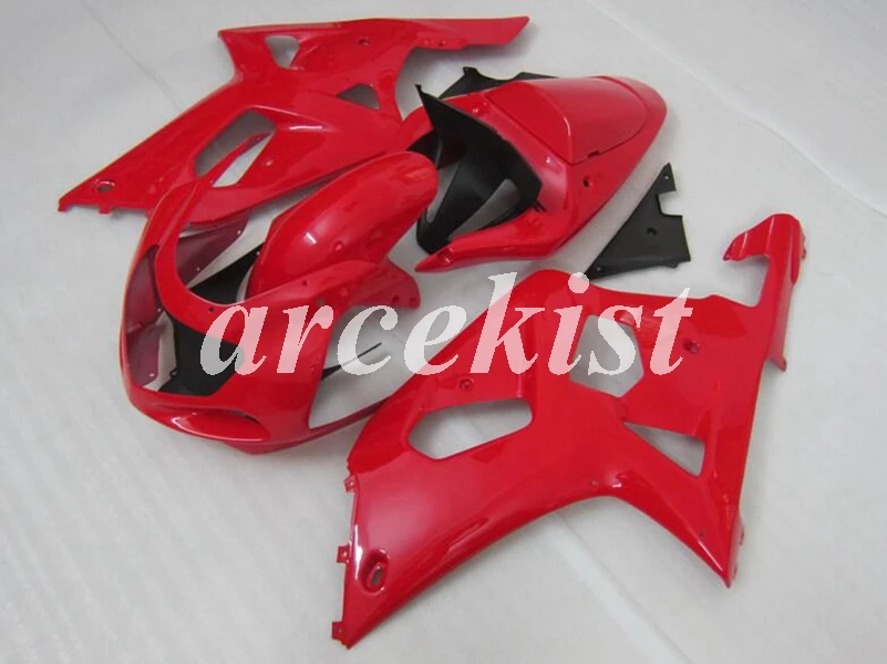 

4 Free Gifts New ABS Full Fairings Kit fit for Suzuki GSX-R600 GSX-R750 600 750 K1 2001 2002 2003 01 02 03 Red Glossy